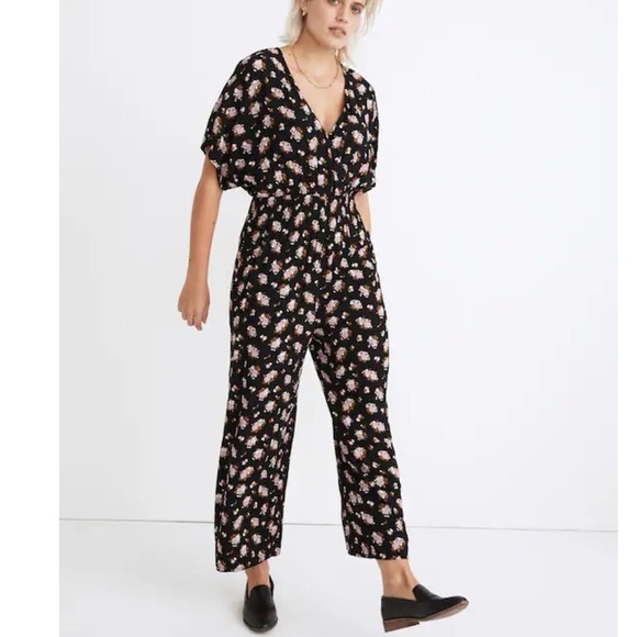 Madewell Pants - Madewell Wide Leg Floral Jumpsuit in Dandelion Bouquet - Size X-Small